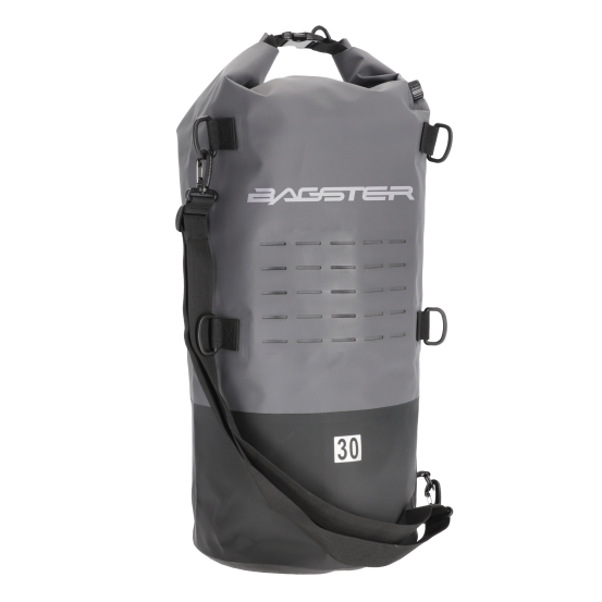 Sac de selle BAGSTER Drybag 30L 30 L - Gris Noir