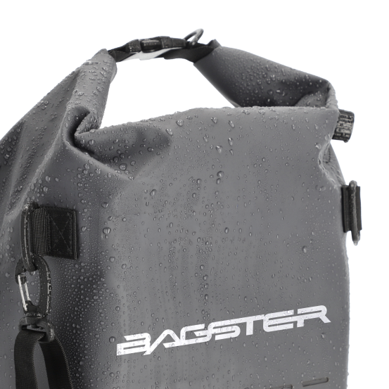 Sac de selle BAGSTER Drybag 30L 30 L - Gris Noir