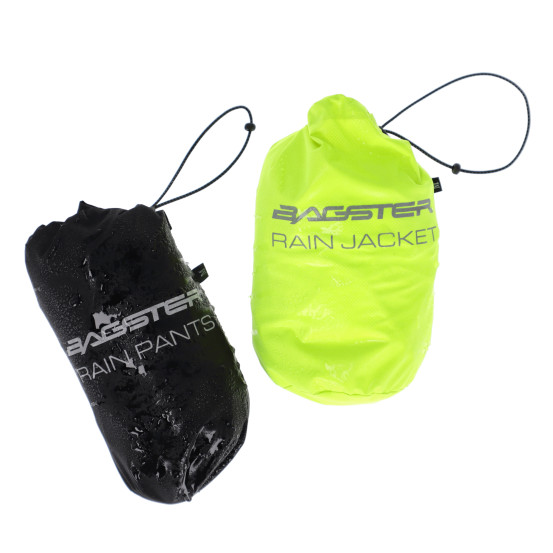 Set de pluie BAGSTER Storm - Jaune Fluo Noir