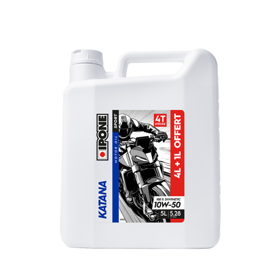 Huile moteur 4T IPONE 10W-50 Katana 5 Litres