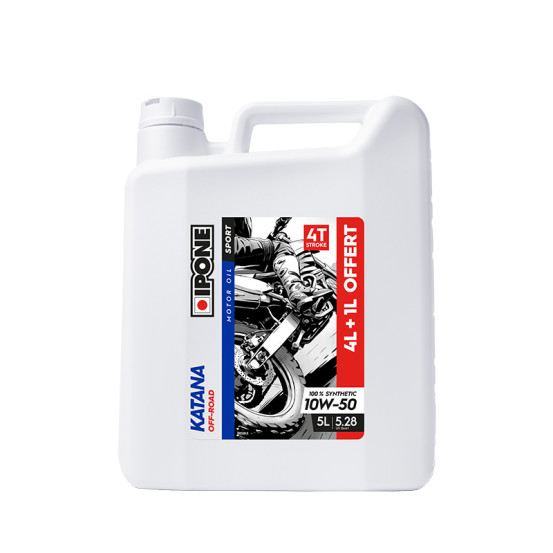 Huile moteur 4T IPONE 10W-50 Katana Off-Road 5 Litres