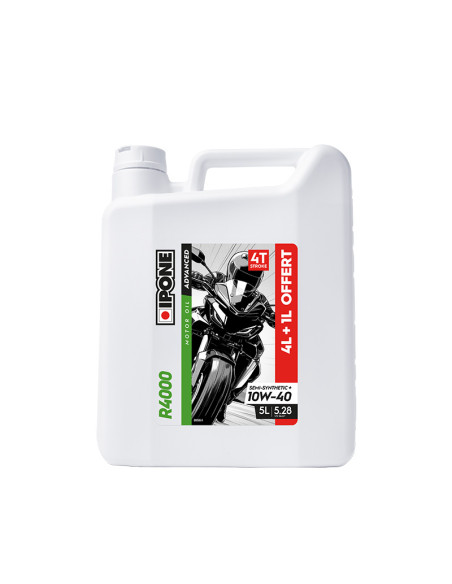 Huile moteur 4T IPONE 10W-40 R4000 5 Litres