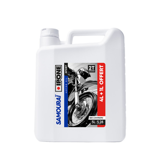 Huile moteur 2T IPONE Samouraï 5 Litres