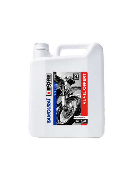 Huile moteur 2T IPONE Samouraï 5 Litres