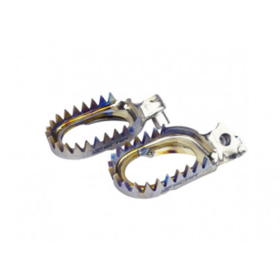 Repose pieds titane anti-boue SCAR Ducati 450 Desmo MX 2026