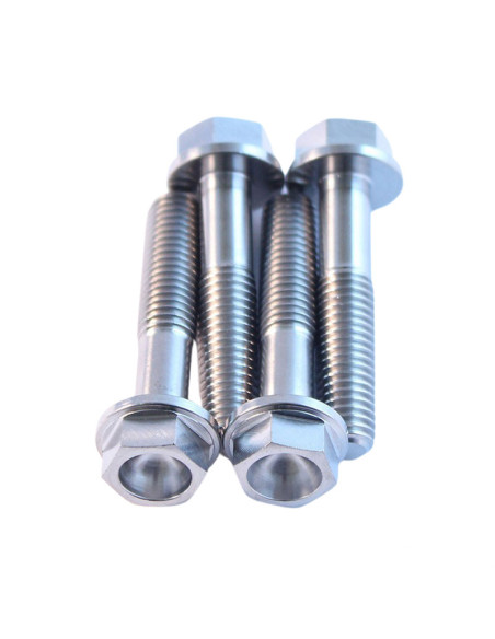 Kit 4 vis titane SCAR M8x25 de té de fourche supérieur