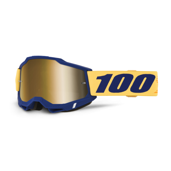 Masque cross 100% Accuri 2 Desoto - Ecran Iridium Or