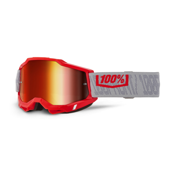 Masque cross 100% Accuri 2 Gatorback - Ecran Iridium Rouge