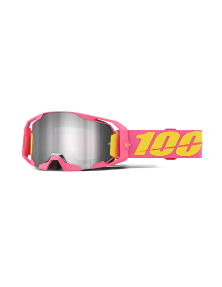 Masque cross 100% Armatic Snakpak - Ecran Iridium Argent