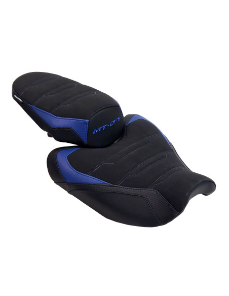 Selle confort BAGSTER SIT'N GO Noir - Bleu - Yamaha MT-07 2025–2026