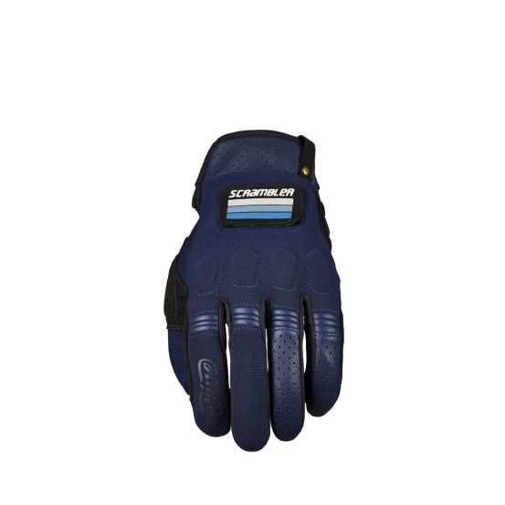 Gants moto Five Scrambler - Bleu Noir