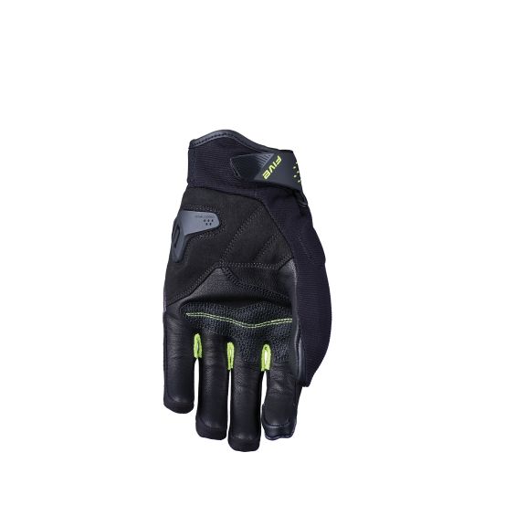 Gants moto Five RSX - Camo Noir Jaune fluo