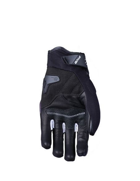 Gants moto Five RSX - Camo Noir Blanc
