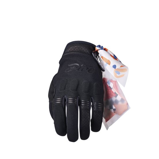 Gants moto femme Five Scrambler Woman - Noir