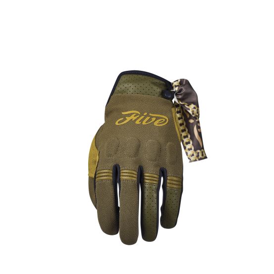 Gants moto femme Five Scrambler Woman - Kaki Beige
