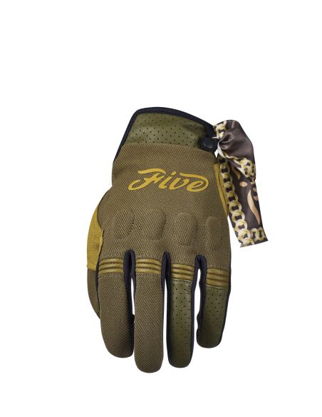 Gants moto femme Five Scrambler Woman - Kaki Beige