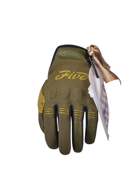 Gants moto femme Five Scrambler Woman - Kaki Beige