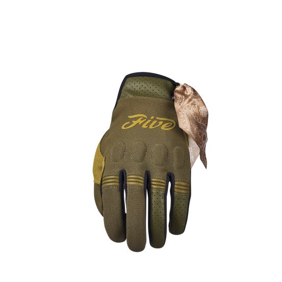 Gants moto femme Five Scrambler Woman - Kaki Beige