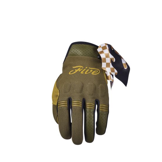 Gants moto femme Five Scrambler Woman - Kaki Beige
