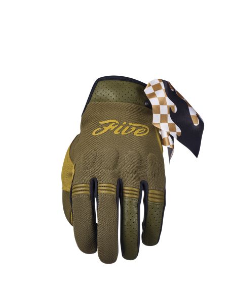 Gants moto femme Five Scrambler Woman - Kaki Beige