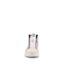 Baskets moto Alpinestars Ride-63 Canvas - Blanc Noir Damier 2