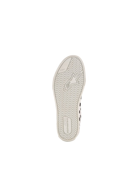 Baskets moto Alpinestars Ride-63 Canvas - Blanc Noir Damier