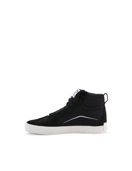 Baskets moto Alpinestars Ride-63 Canvas - Noir Blanc