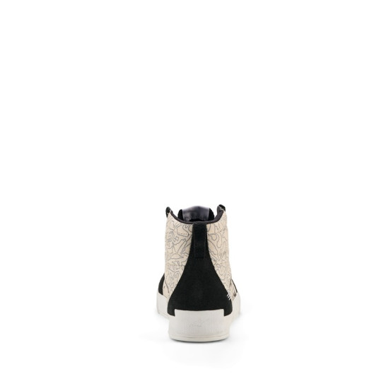 Baskets moto Alpinestars Ride-63 Canvas - Noir Gris Blanc
