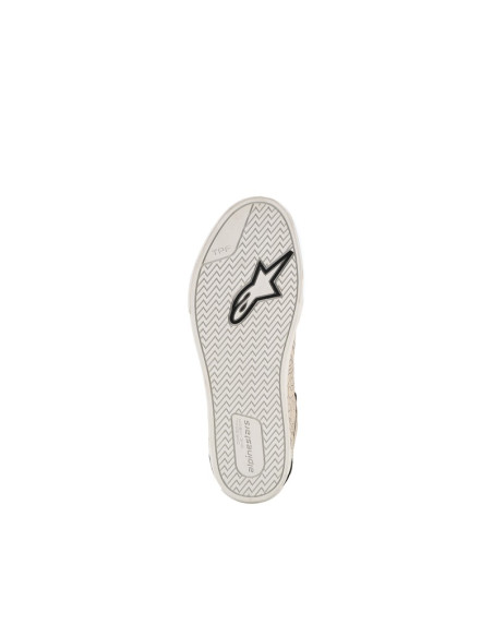 Baskets moto Alpinestars Ride-63 Canvas - Noir Gris Blanc
