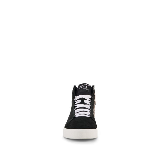 Baskets moto Alpinestars Ride-63 Canvas - Noir Gris Damier