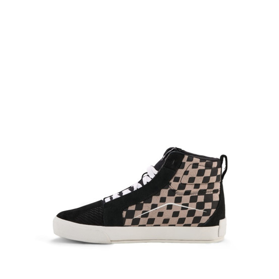 Baskets moto Alpinestars Ride-63 Canvas - Noir Gris Damier