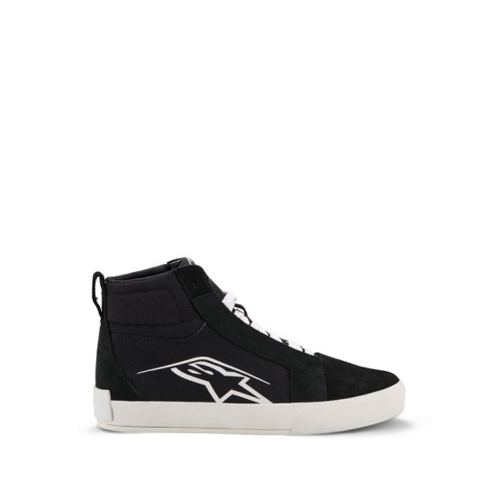 Baskets moto Alpinestars Ride-63 Canvas - Noir Gris Damier