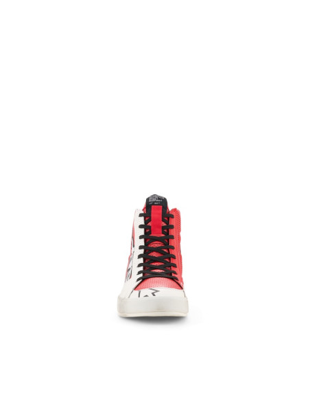 Baskets moto Alpinestars Stated Flair - Blanc Rouge vif