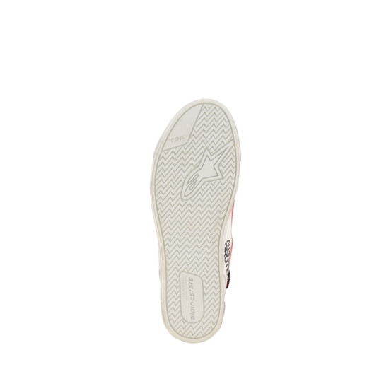 Baskets moto Alpinestars Stated Flair - Blanc Rouge vif