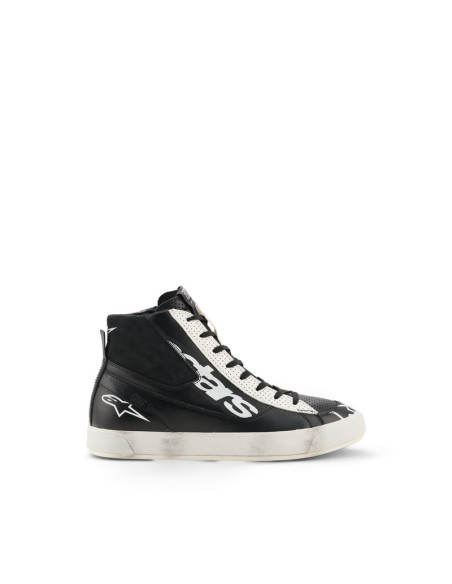 Baskets moto Alpinestars Stated Flair - Noir Blanc