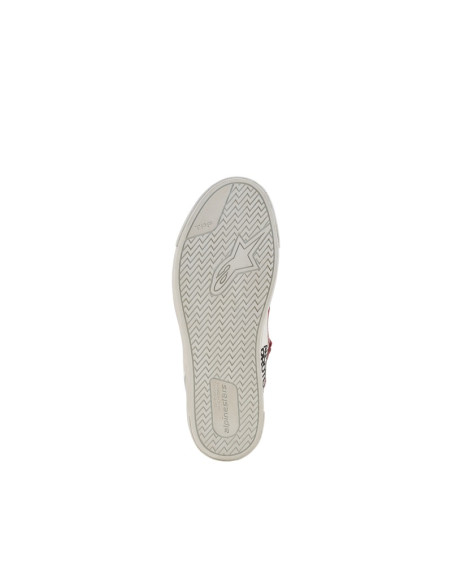 Baskets moto femme Alpinestars Stella Stated Flair - Blanc Rouge Rio