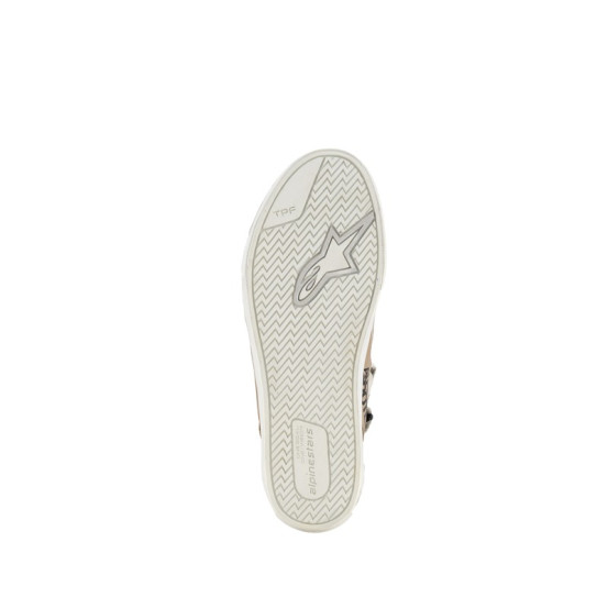 Baskets moto femme Alpinestars Stella Stated Flair - Gris Blanc
