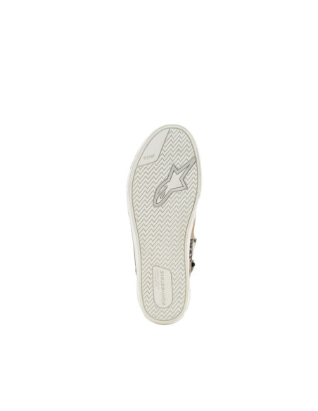 Baskets moto femme Alpinestars Stella Stated Flair - Gris Blanc