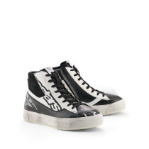 Baskets moto femme Alpinestars Stella Stated Flair - Noir Blanc