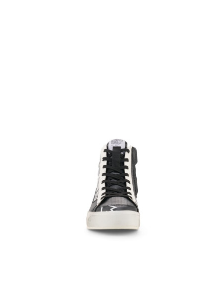 Baskets moto femme Alpinestars Stella Stated Flair - Noir Blanc