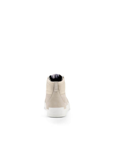 Baskets moto cuir Alpinestars Ride-63 - Blanc Beige