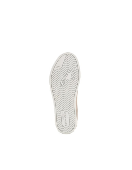 Baskets moto cuir Alpinestars Ride-63 - Blanc Beige