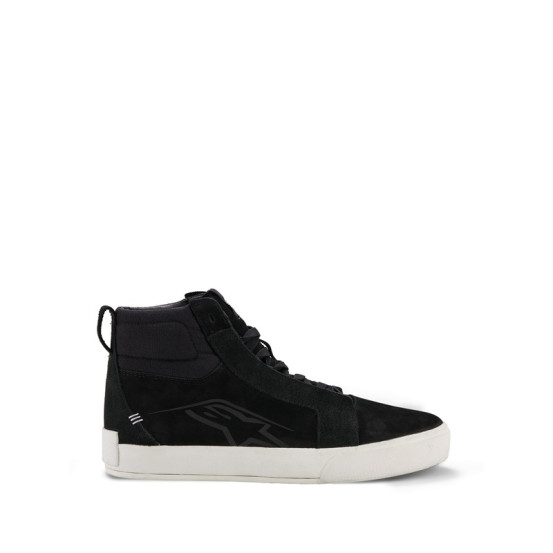 Baskets moto cuir Alpinestars Ride-63 - Noir Blanc