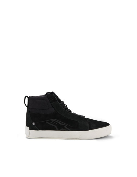 Baskets moto cuir Alpinestars Ride-63 - Noir Blanc