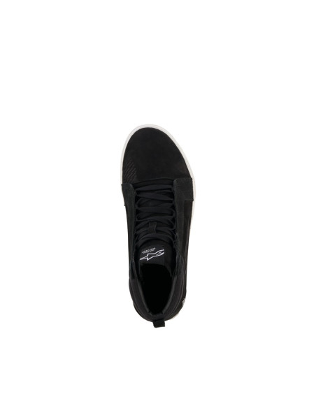 Baskets moto cuir Alpinestars Ride-63 - Noir Blanc