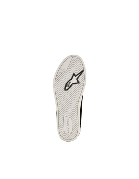 Baskets moto cuir Alpinestars Ride-63 - Noir Blanc