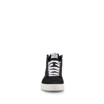 Baskets moto cuir Alpinestars Ride-63 - Noir Gris Blanc 2