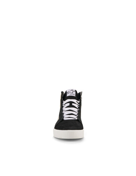Baskets moto cuir Alpinestars Ride-63 - Noir Gris Blanc