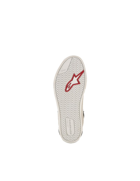 Baskets moto cuir Alpinestars Ride-63 - Noir Gris Blanc