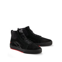 Baskets moto cuir Alpinestars Ride-63 - Noir Rouge vif
